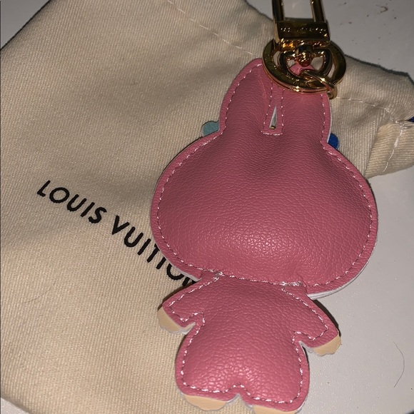 Upcycled labubu bag/purse charm keychain - Picture 3 of 6